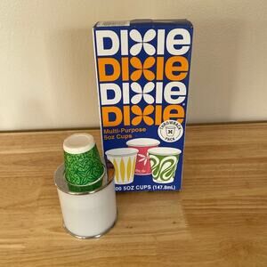 Dixie Disposable Paper Cup Dispenser for 5oz Cups & Box of 100 Cups